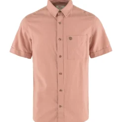 Outdoor Shirt-Fjällräven Övik Travel overhemd heren dusty rose
