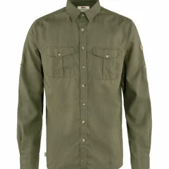 Fjällräven Övik Travel overhemd heren green< Outdoor Shirt