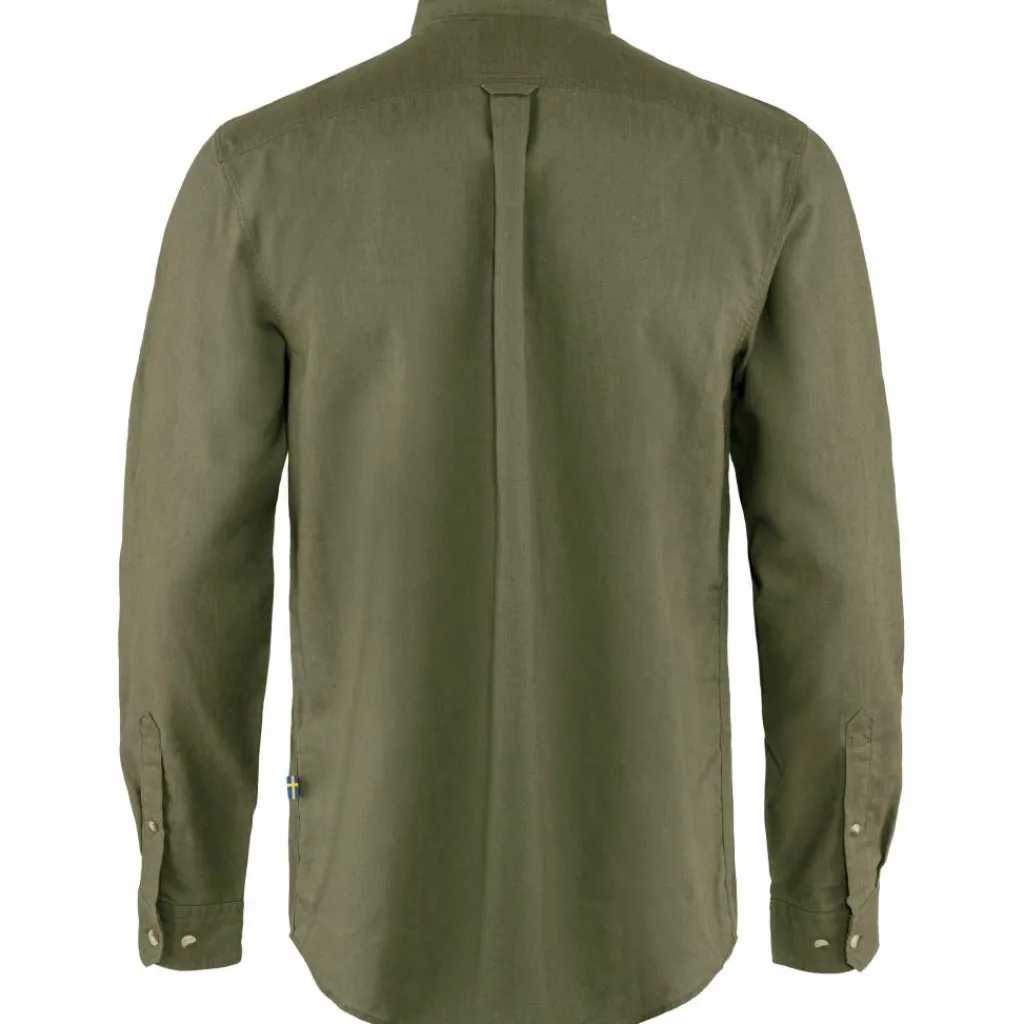 Fjällräven Övik Travel overhemd heren green< Outdoor Shirt