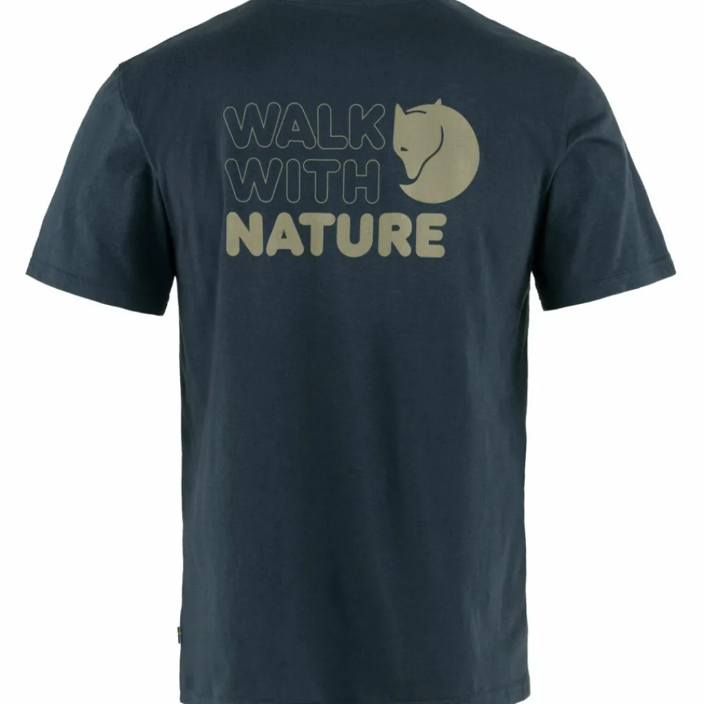 Fjällräven Walk With Nature shirt heren dark navy< Outdoor Shirt