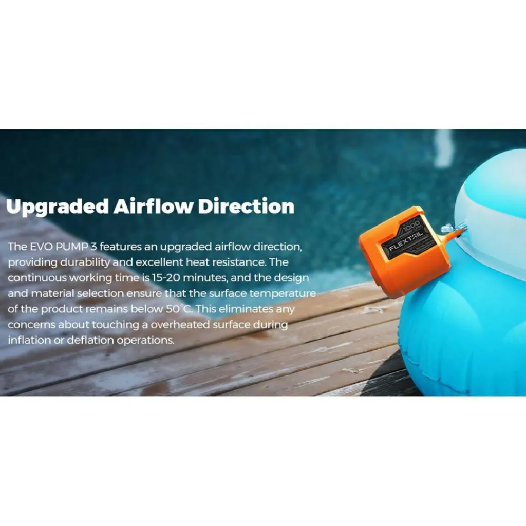 Opblaaspompen-Flextail EVO PUMP 3 elektrische pomp