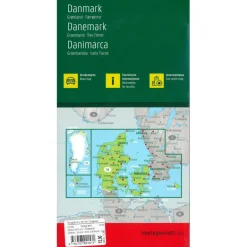 Reisboeken & Kaarten-Freytag & Berndt  Denemarken Groenland Faeröer wegenkaart