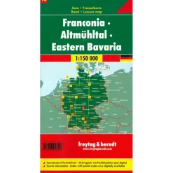 Freytag & Berndt  Franken Altmühltal Oost-Beieren vrijetijds- en  wegenkaart< Reisboeken & Kaarten