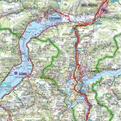 Reisboeken & Kaarten-Freytag & Berndt  Lombardije Milaan Brescia Italiaanse Meren  vrijetijds- en wegenkaart