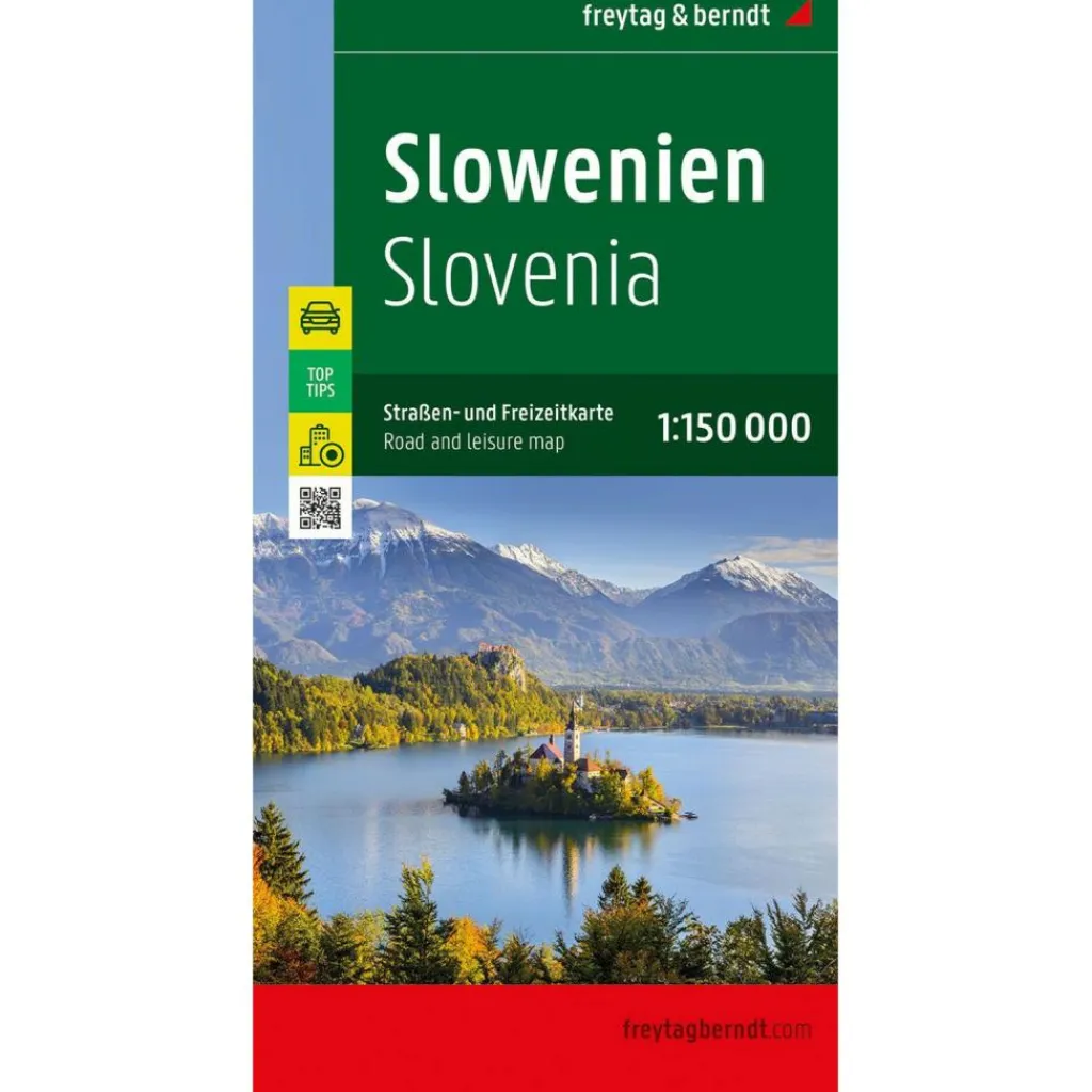 Reisboeken & Kaarten-Freytag & Berndt  Slovenië vrijetijds- en wegenkaart