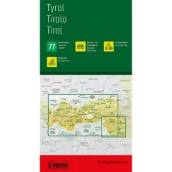 Freytag & Berndt  Tirol vrijetijds- en wegenkaart< Reisboeken & Kaarten