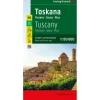 Freytag & Berndt  Toscane Florence Siena Pisa vrijetijds- en  wegenkaart< Reisboeken & Kaarten