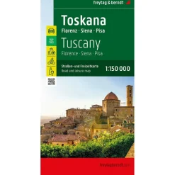 Freytag & Berndt  Toscane Florence Siena Pisa vrijetijds- en  wegenkaart< Reisboeken & Kaarten