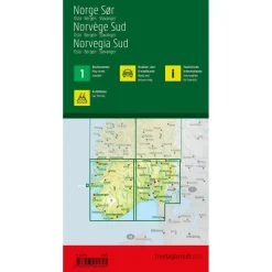 Freytag & Berndt  Zuid-Noorwegen Oslo Bergen Stavanger vrijetijds-  en wegenkaart< Reisboeken & Kaarten