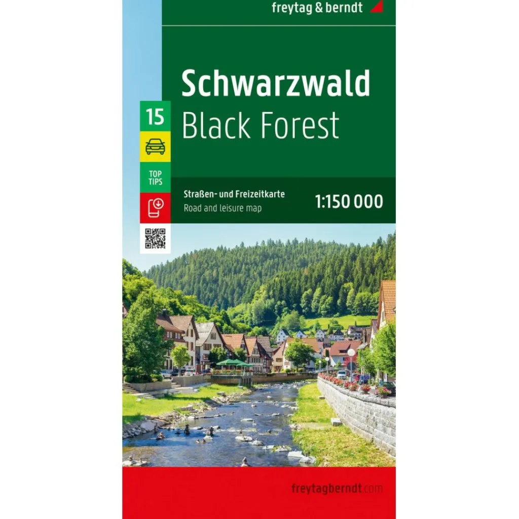 Freytag & Berndt Zwarte Woud vrijetijds- en wegenkaart< Reisboeken & Kaarten