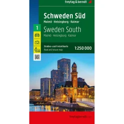 Freytag & Berndt  Zweden Zuid Malmo Helsingborg Kalmar wegenkaart< Reisboeken & Kaarten