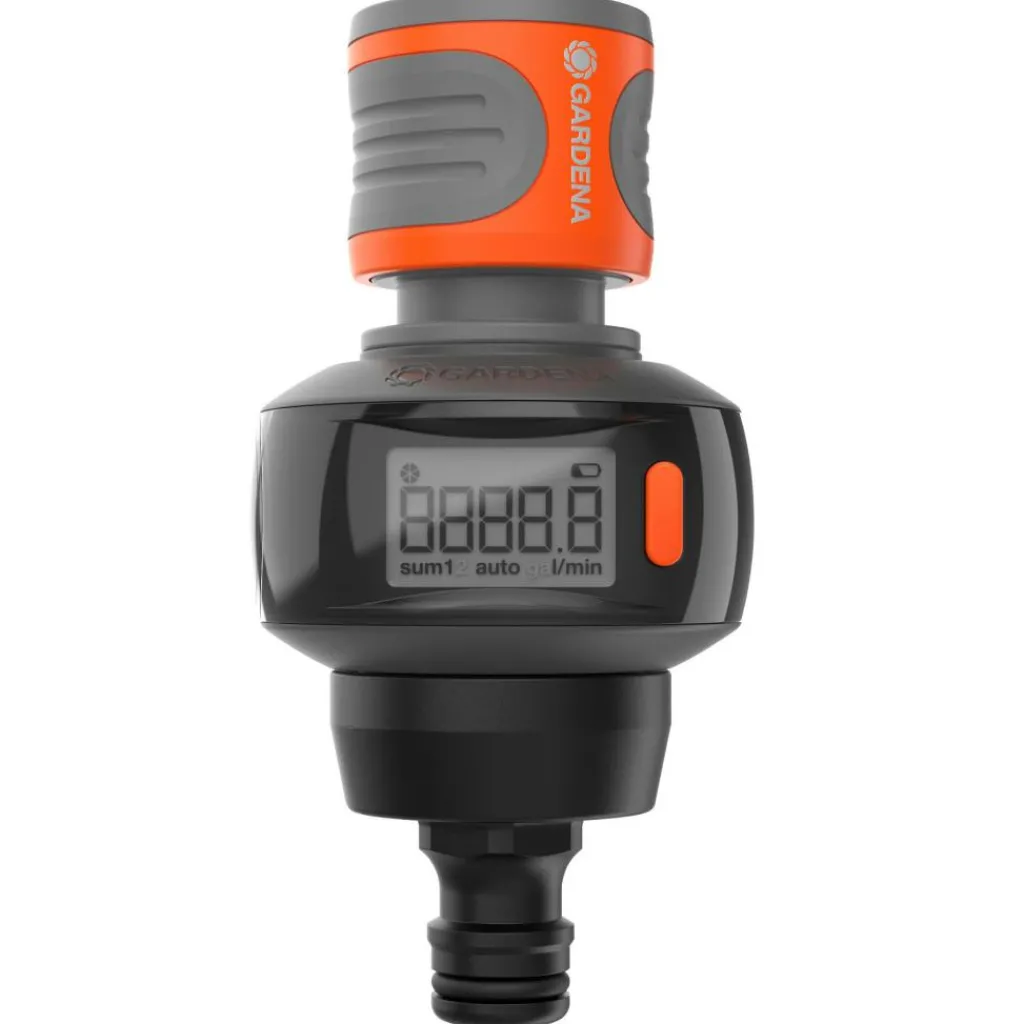 Tuinslangen & Accessoires-Gardena Aquacount watermeter oranje zwart