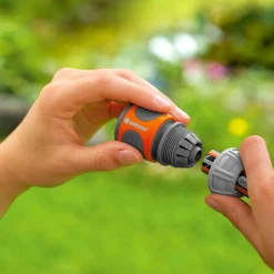 Tuinslangen & Accessoires-Gardena Slangstuk set 13 - 15 mm oranje zwart