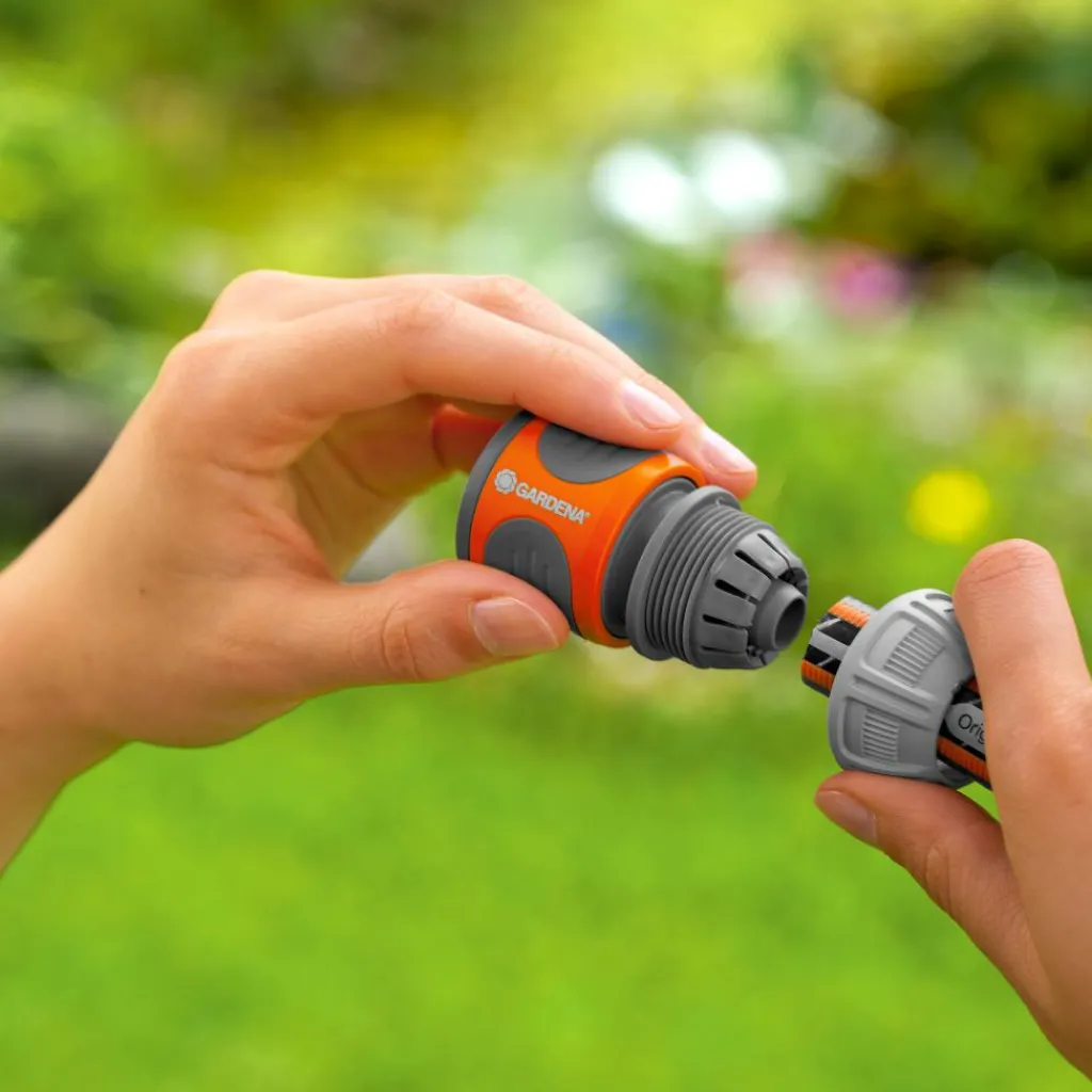 Tuinslangen & Accessoires-Gardena Slangstuk set 13 - 15 mm oranje zwart