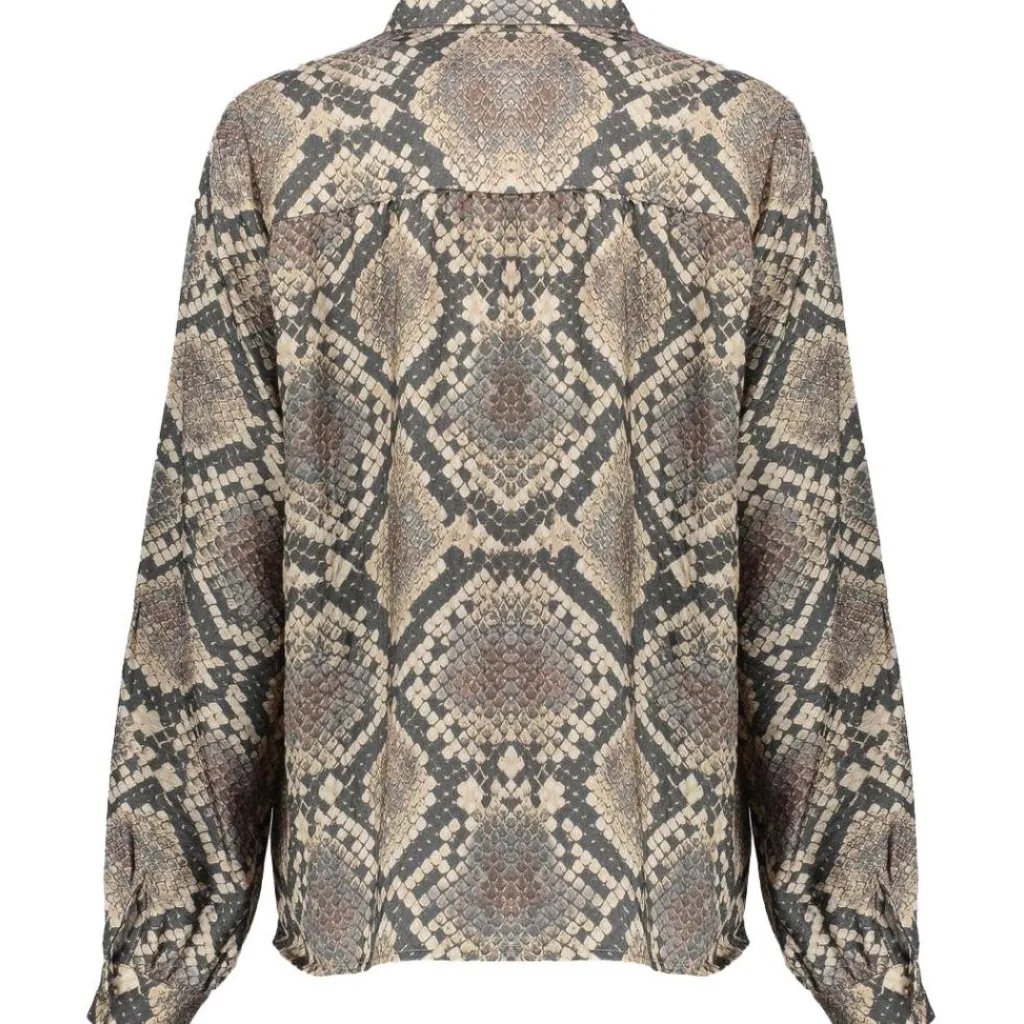 Geisha blouse dames black sand< Shirts, Polo's & Blouses