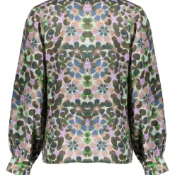 Geisha blouse dames lila green< Shirts, Polo's & Blouses