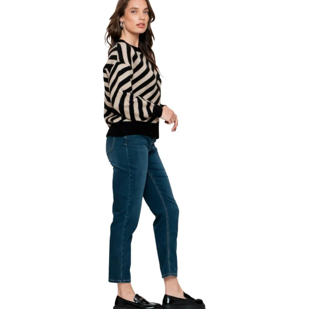 Geisha jeans dames stonewash denim< Broeken