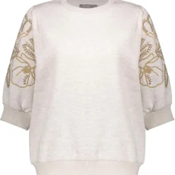 Geisha sweater dames beige melange< Truien & Vesten
