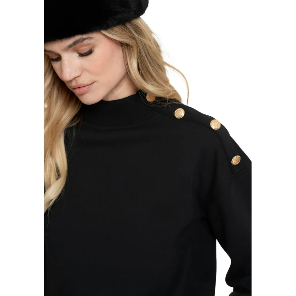 Truien & Vesten-Geisha sweater dames black