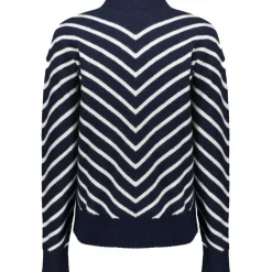 Truien & Vesten-Geisha sweater dames navy off white