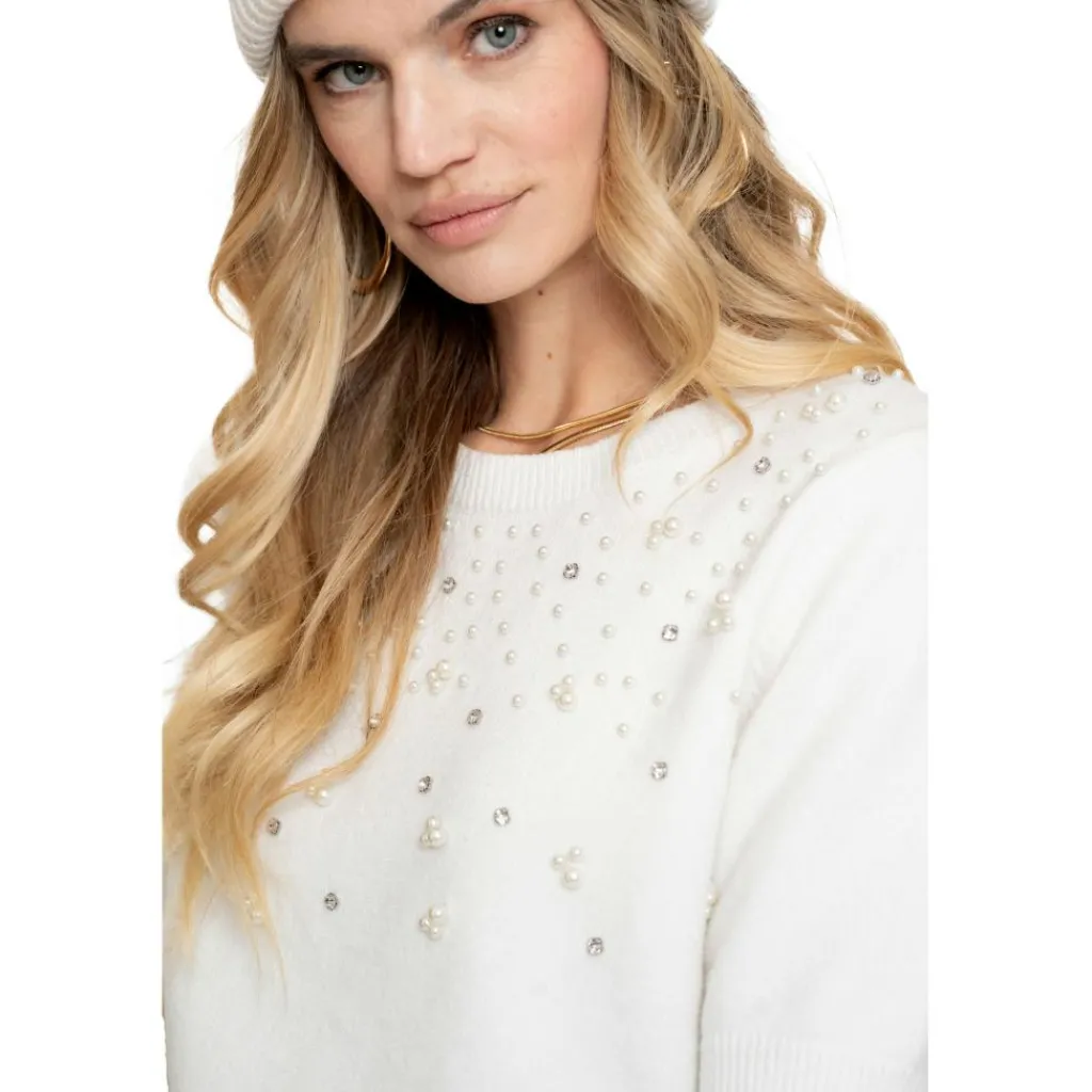 Geisha sweater dames off white< Truien & Vesten