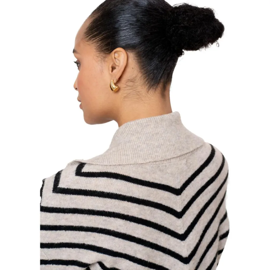 Truien & Vesten-Geisha vest dames black sand