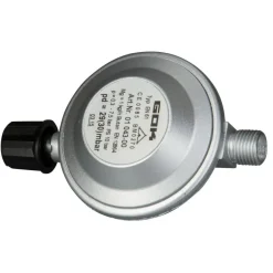 Gasdrukregelaars-GOK Gasdrukregelaar Campingaz 30 mbar met 1/4 linkse  uitgang