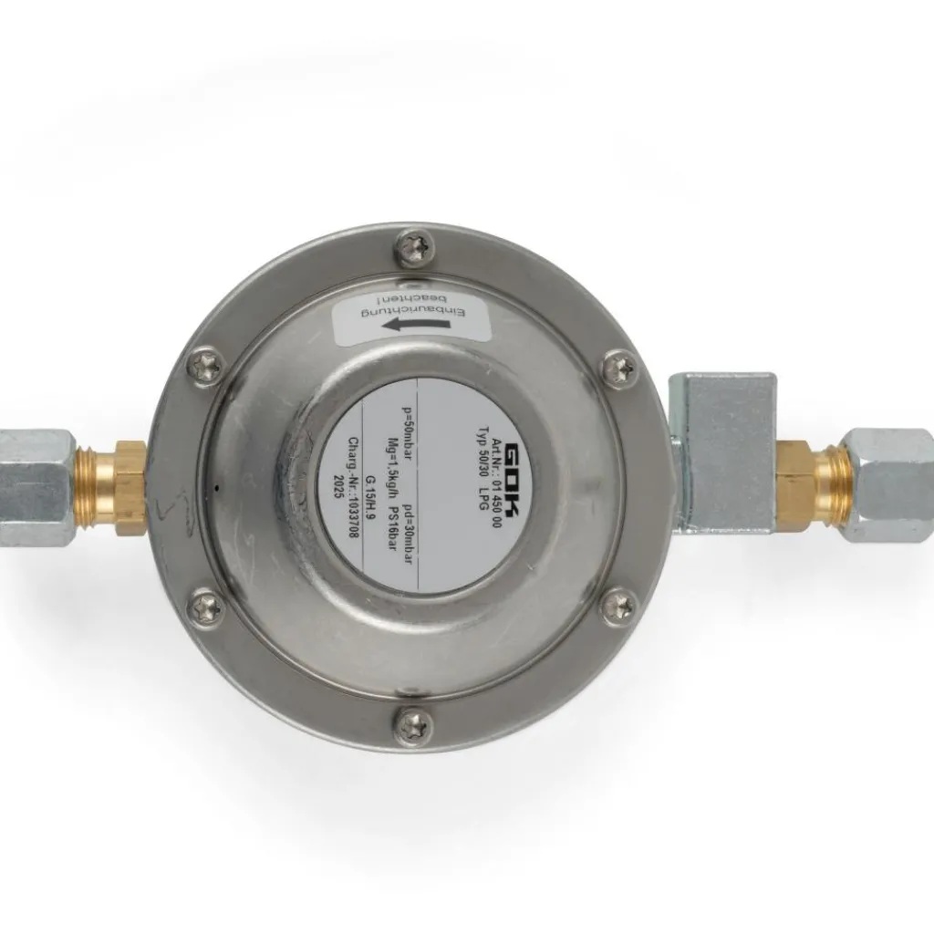 Gasdrukregelaars-GOK Gasdrukstabilisator 50 naar 30 mbar