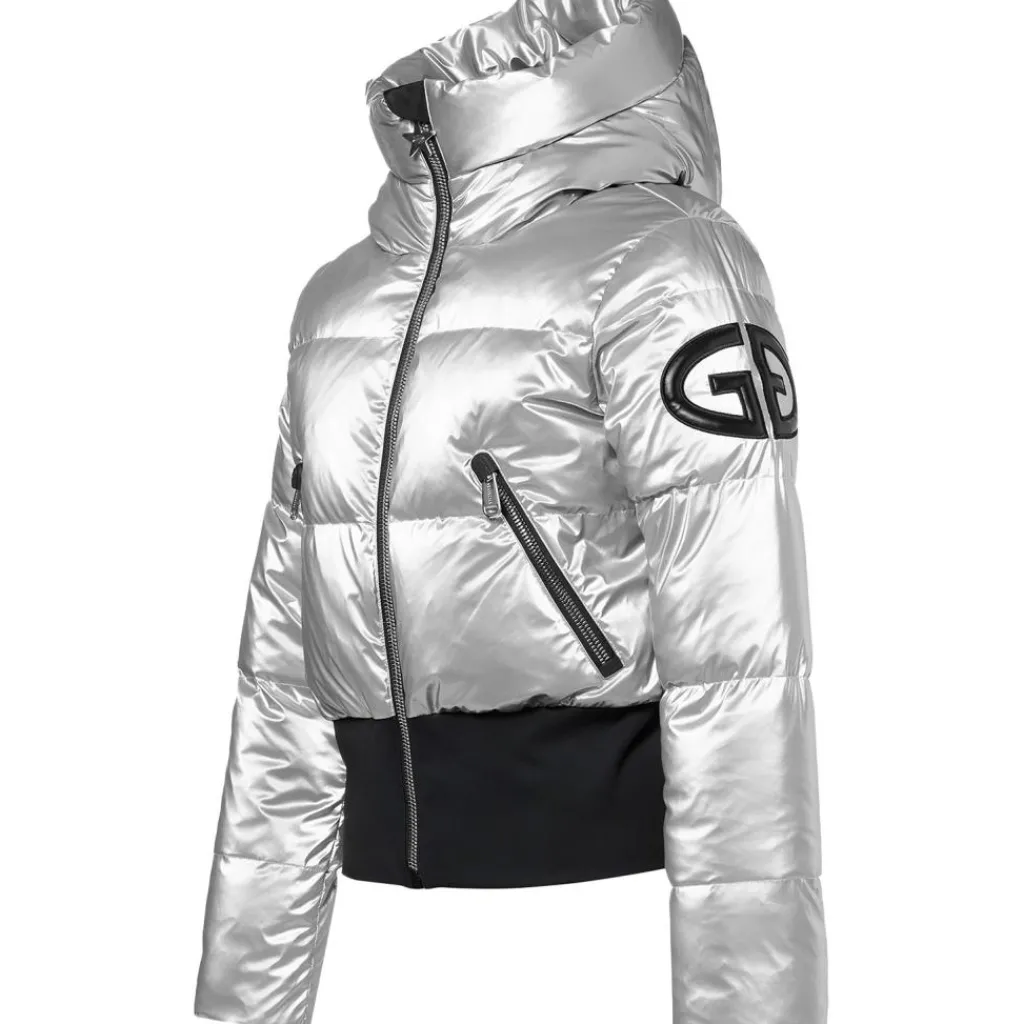 Goldbergh BOMBARDINO winterjas dames silver< Ski Jassen|Wintersport