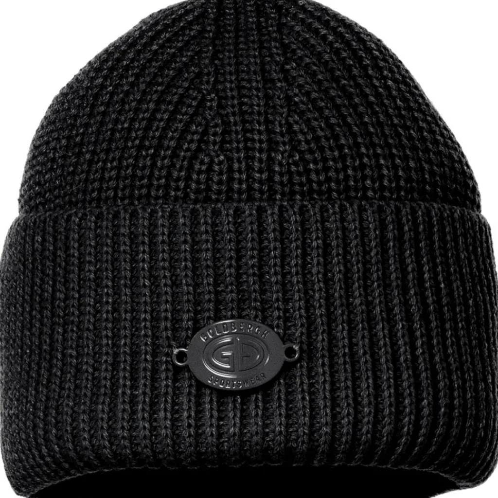 Mutsen|Wintersport-Goldbergh Bonbon muts dames black