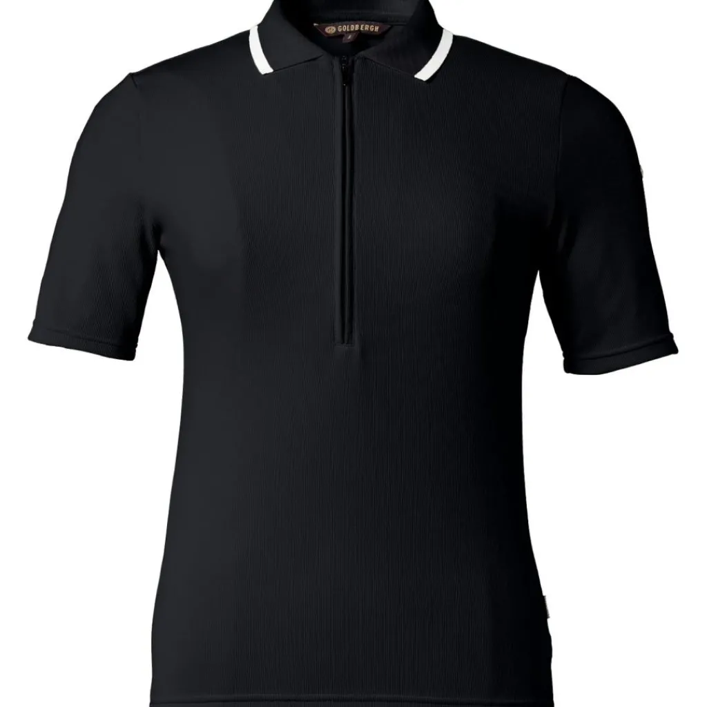Goldbergh Cassia polo dames black< Sportshirt