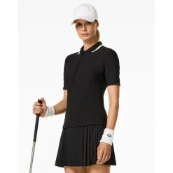 Goldbergh Cassia polo dames black< Sportshirt