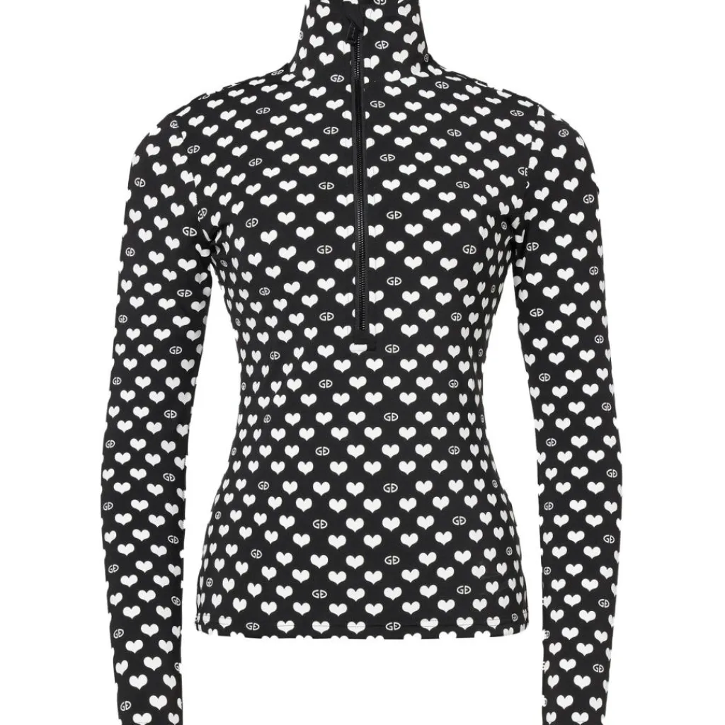 Skipullies|Wintersport-Goldbergh CUORI skipully dames cuori black