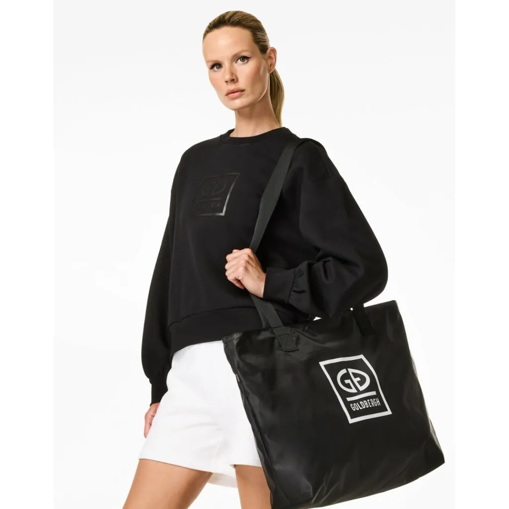 Goldbergh Famous schoudertas black< Schoudertassen