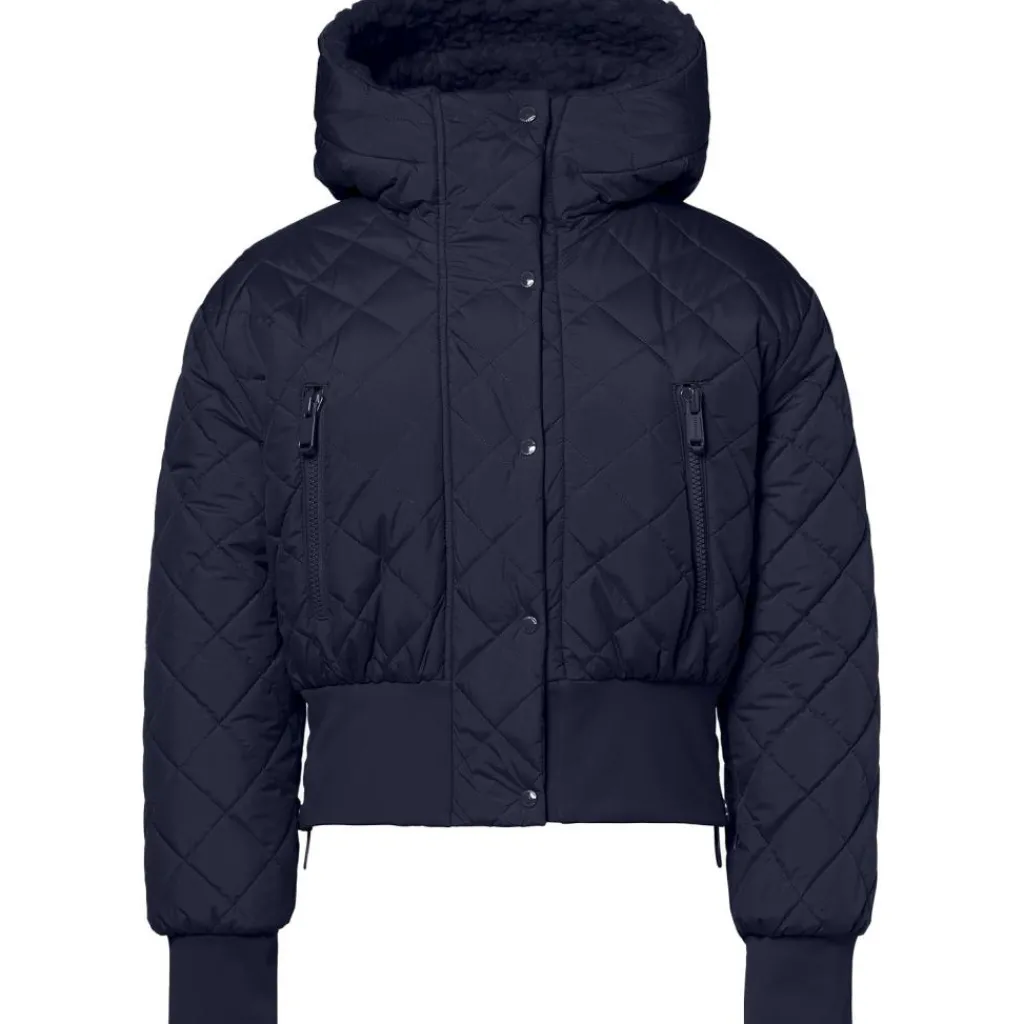 Goldbergh FIERA winterjas dames french blue< Ski Jassen|Wintersport