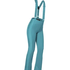 Goldbergh HIGH END softshell salopette skibroek dames turchese< Skibroeken|Wintersport