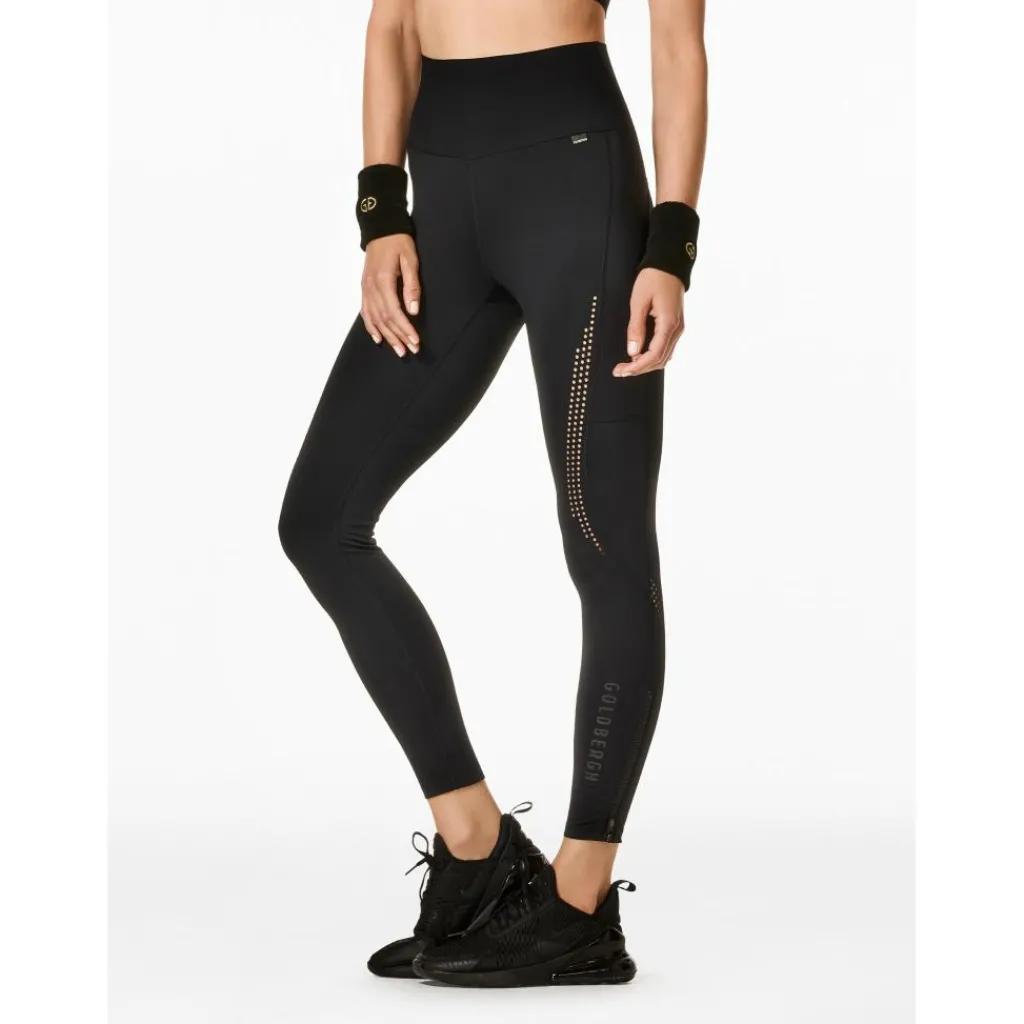 Goldbergh Juliette sportlegging dames black< Sportbroek