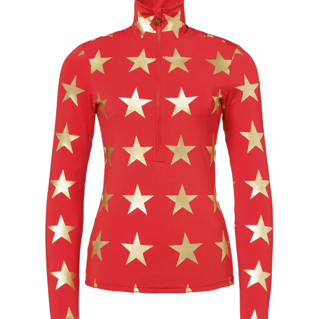 Goldbergh LUNARIA skipully dames flame< Skipullies|Wintersport