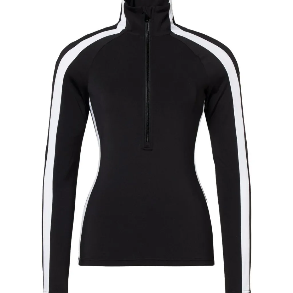 Goldbergh MEAVE skipully dames black white< Skipullies|Wintersport