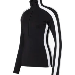 Goldbergh MEAVE skipully dames black white< Skipullies|Wintersport