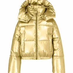 Ski Jassen|Wintersport-Goldbergh Océane winterjas dames gold