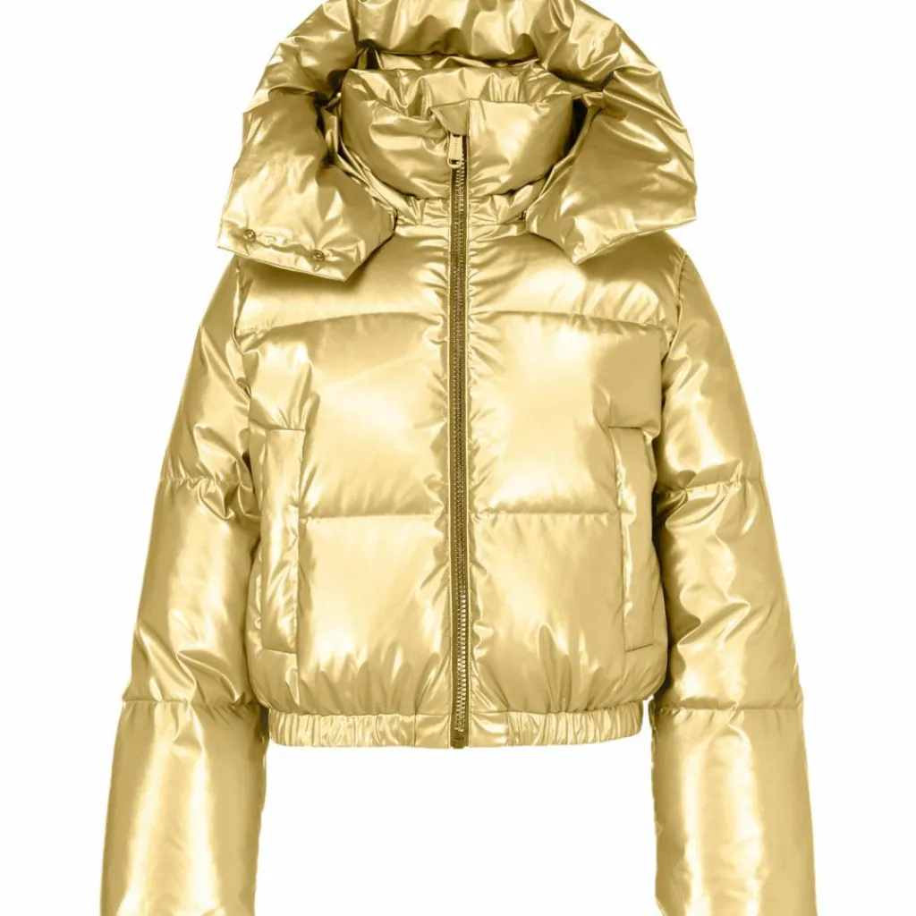 Ski Jassen|Wintersport-Goldbergh Océane winterjas dames gold