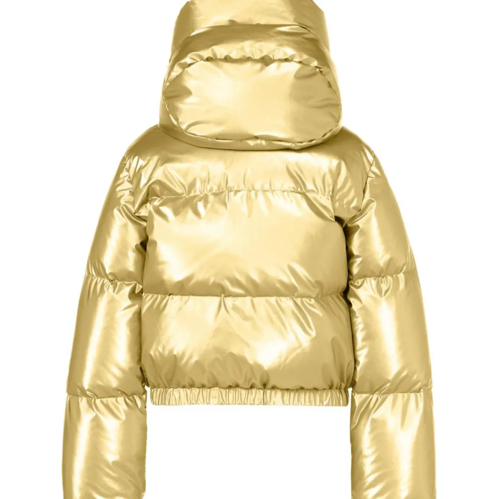 Ski Jassen|Wintersport-Goldbergh Océane winterjas dames gold