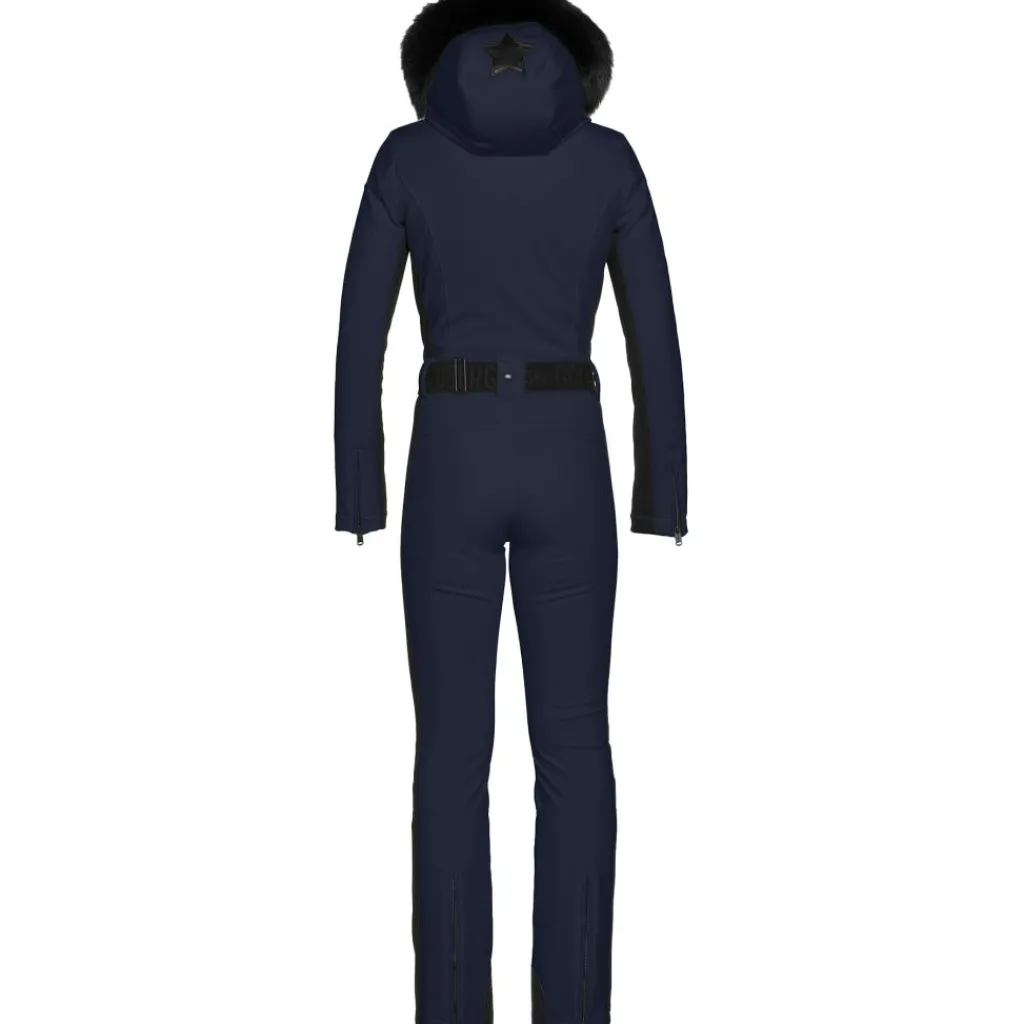 Goldbergh PARRY FAUX BORDER skipak dames french blue< Skipakken|Wintersport