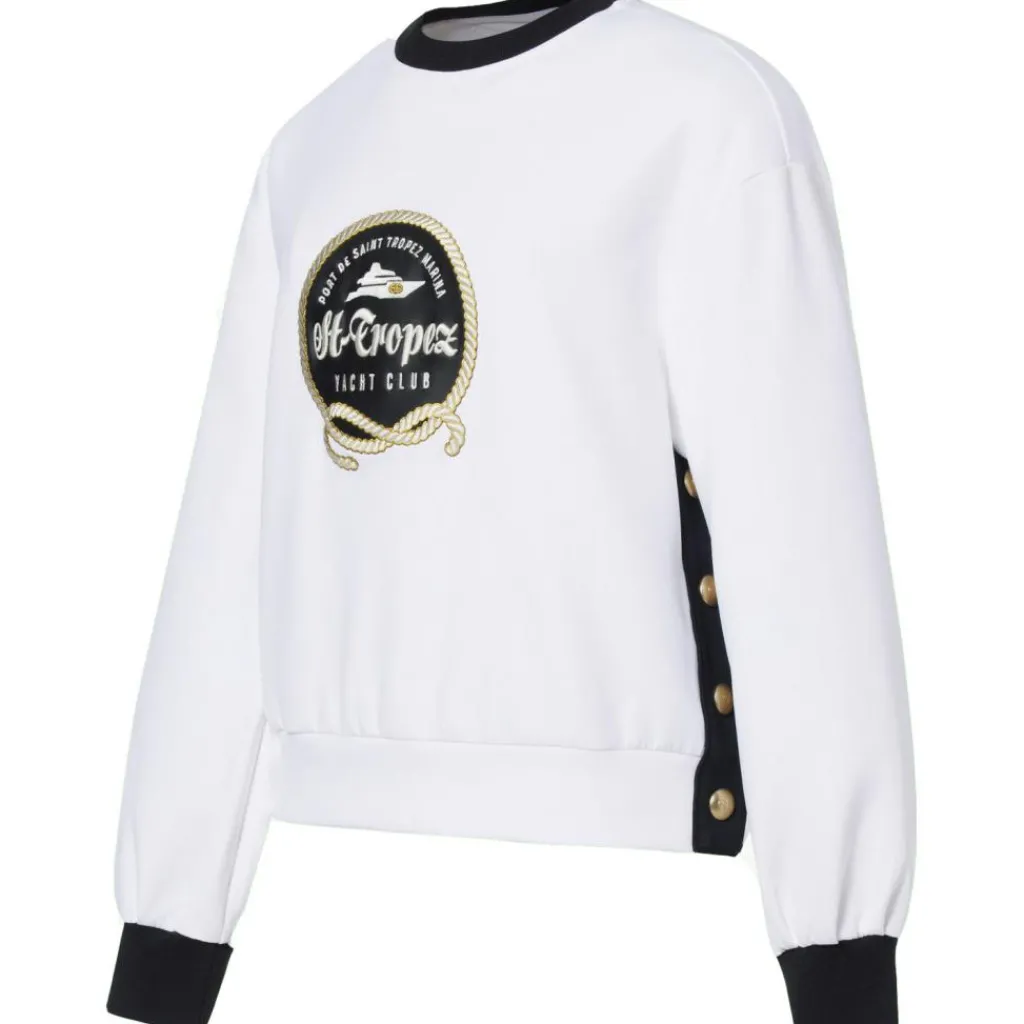 Goldbergh Port sweater dames white< Sport Trui