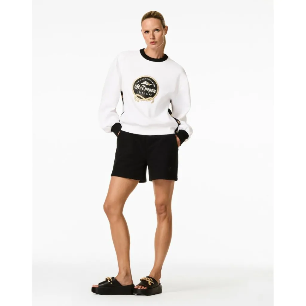 Goldbergh Port sweater dames white< Sport Trui