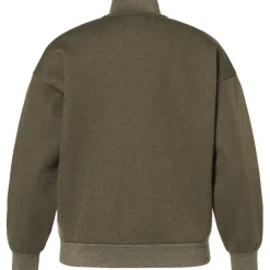 Truien & Vesten-Goldbergh SIZZLE sweater dames dark olive lurex