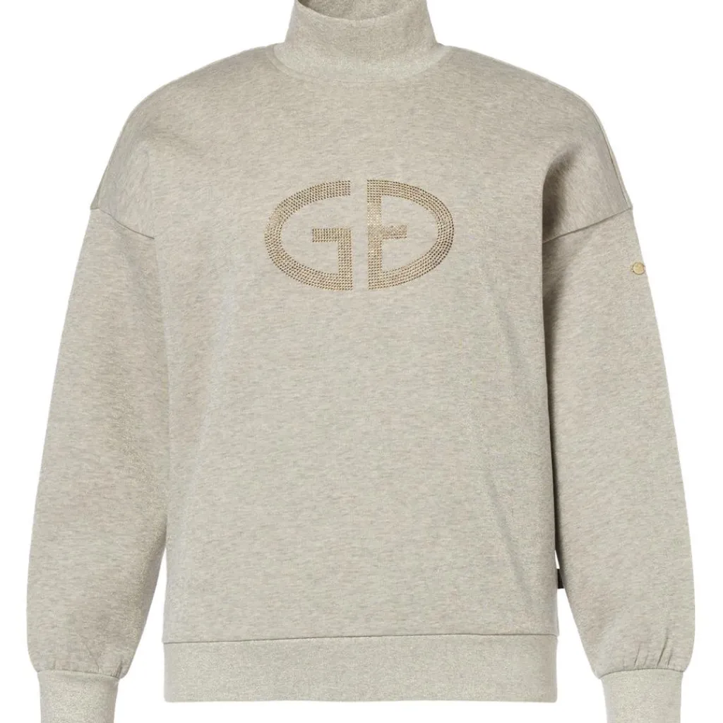 Goldbergh SIZZLE sweater dames lurex melange< Truien & Vesten