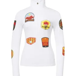 Goldbergh TRIUMPH skipully dames white< Skipullies|Wintersport