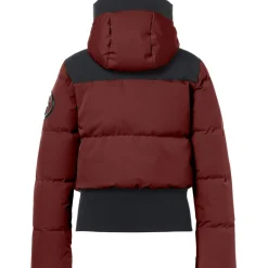 Goldbergh VILLAGE winterjas dames vino rosso< Ski Jassen|Wintersport